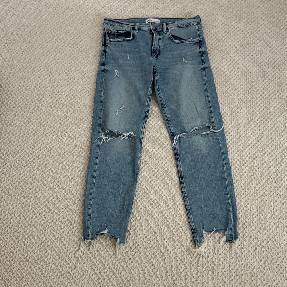 Zara Light Blue Denim Jeans
